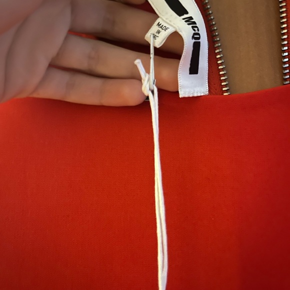 McQ by Alexander McQueen Red Mermaid Dress - Picture 4 of 6